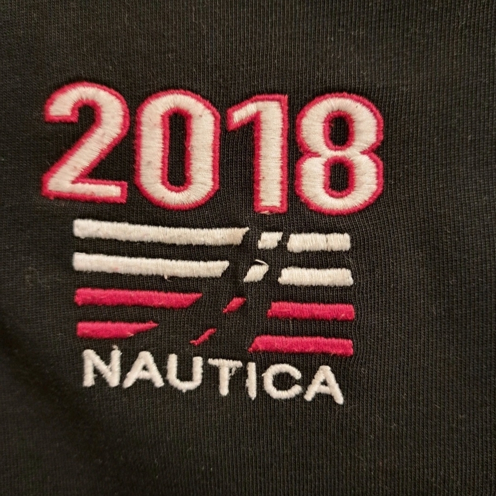 Nautica 2018 Sailing International Men's Polo Shirt Short Sleeve Size Large Slim - Picture 5 of 9